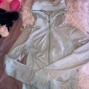 Light blue lululemon zip up